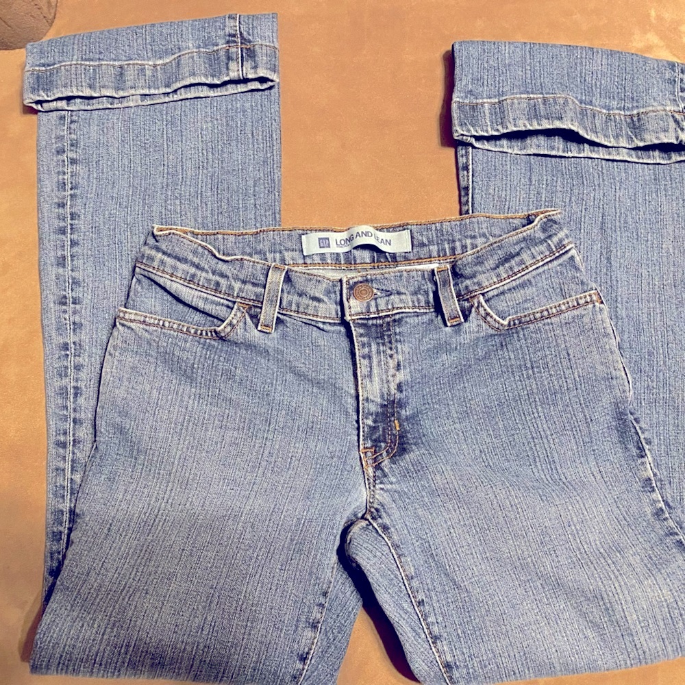 Gap Long & Lean Stretch Jeans, Sz. 4R.